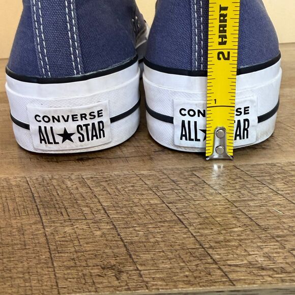 Converse Chuck Taylor All Star Lift Low trainers platform shoes sneakers size 9 - Picture 3 of 8